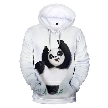 Nauja Stiliaus 3D Panda Hoodies Palaidinukė Vyrams, Moterims, Hip-Hop Spausdinti Gobtuvu Mielas ren Panda 3D Hoodies Palaidinukė vyriški Laisvalaikio Viršūnės