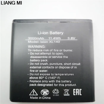 Naujas 3.8 V 3000mAh Ixion XL140 Baterija DEXP Ixion XL140 FLASH Mobiliojo Telefono bateriją telefono stander