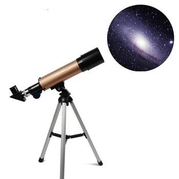 Naujas 360x50 Lūžio Astronominis Teleskopas Zoom Monokuliariniai Vandeniui Star Monokuliariniai HD Teleskopas, Lauko Kempingas