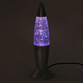 Naujas 3D Raketų Kelių Spalvų Keitimas Lavos Lempa RGB LED Blizgučiai Naktį Šviesos Dovana Sau-23