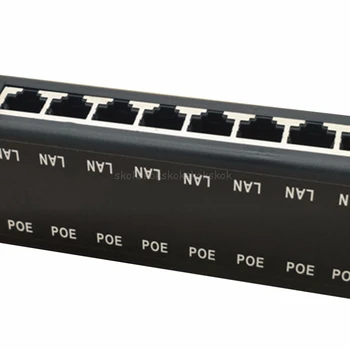 Naujas 8 Prievadai su POE Injector POE Splitter VAIZDO Tinklo Kamera su POE Power Over Ethernet IEEE802.3af Au13 19 Droship