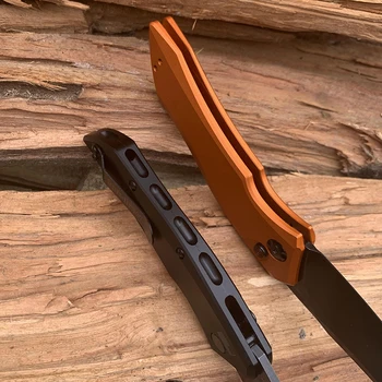 Naujas Atvykimo kershaw 7100 D2 sulankstomas peilis aliuminio Lydinio rankena lauko kempingas medžioklės išgyvenimo kišenėje peiliai Naudingumas EDC įrankiai