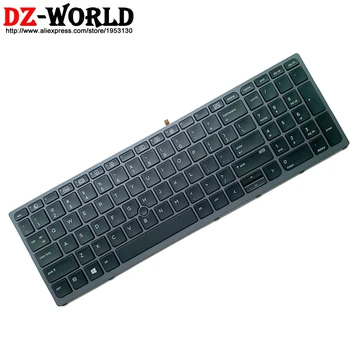 Naujas Originalus JAV anglų Klaviatūra su foniniu Apšvietimu HP Zbook 15 17 G3 Nešiojamas PK131C31A00 848311-001