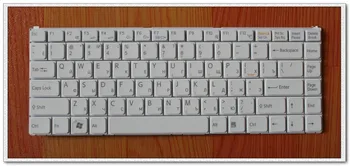 NAUJAS RU/rusų Klaviatūra Sony Vaio VGN-N38E / W PKG-7Y1M VGN-N31S/ W VGN-N31L VGN-N31M Nešiojamojo kompiuterio Klaviatūra Balta K070278B1