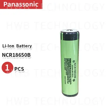Naujas Saugomas Originalaus Panasonic 18650 NCR18650B 3.7 V 3400mAh Li-ion Baterija Baterijos su PCB