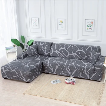 NAUJAS sofos padengti spandex sofa padengti kambarį sekcija, sofa-slipcover ruožas L formos sofa-lova, fotelis, sofa-elastinga medžiaga