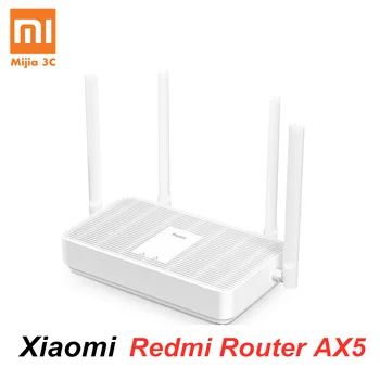Naujas Xiaomi Redmi Maršrutizatorius AX5 Wifi 6 Akių Gigabit 2.4 G/5.0 GHz, Dual-Band Wireless Router Wifi Kartotuvas 4 Didelis Pelnas Antenos