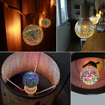 Naujiena 3D Fejerverkų Poveikį Derliaus Kaitinamosios Lemputės Šviesą 