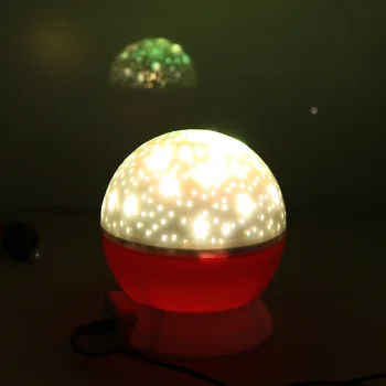 Naujovė LED Sukasi Star Projektorius, Apšvietimo Mėnulio, Žvaigždėtas Dangus Vaikų Kūdikiui Naktį Miegoti Šviesos Projekcija Lempos