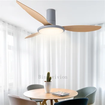 Naują Šiaurės minimalistinio Bing vision dizainas ventiliatorius lempos dekoratyvinis akrilinis, LED apšvietimas, šviesos srautą galima reguliuoti miegamasis ventiliatorius lempos