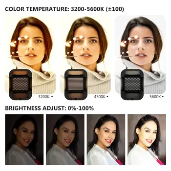 Neewer fotografija, LED Vaizdo Šviesos Rinkinys 2-Pack 2.4 G, foto studija, vaizdo šviesos, su Stovu Bi-color 200 SMD skirta tik tok 