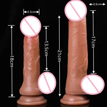 Nekilnojamojo Odai Jaustis Silikonas Švelnus Dildo Siurbtukas Realistiškas Penis Didelis Penis Sekso Žaislai Moteris Produktų Strapon Vibratorių Moterims