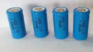 Nemokamas pristatymas 4pcs/daug), 3,7 v 320mah 14280 ličio jonų baterija li-ion ličio baterijos