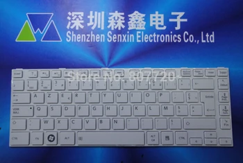 Nemokamas pristatymas prancūzijos klaviatūra su baltos spalvos rėmelis, skirtas Toshiba Satellite L800 L805 C805D C800 C805 L830 C830 L800D L840 C840 20068