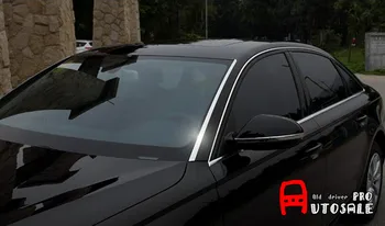 Nerūdijantis Chromo Stiliaus Priekinis Stiklas, Stiklo Juostelės Liejimo Apdailos Šildomi Automobilių Stilius 2vnt Audi A6 C7 2012 - m.