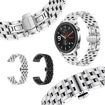 Nerūdijančio Plieno Watchband Greito Atleidimo Dirželis Ticwatch Pro / E2 / S2 / E Samsung galaxy žiūrėti 46mm / Įrankių S3 Riešo juostos 18411