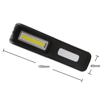 Nešiojamą USB Įkrovimo XPE COB LED Darbo Šviesos Magnetinis priešslydžio sistema, LED Remontas Avarinis Žibintuvėlis Darbo Žibintas