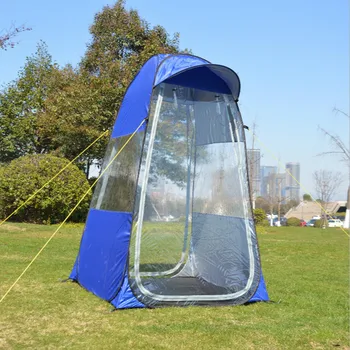 Nešiojamų Kempingas Vieną Pop-up Palapinės atsparumas Vandeniui Anti-UV Baldakimu skėtį nuo saulės Pasislėpti Lengvesni Lauko Palapinės