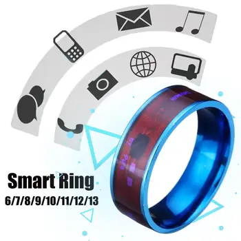 NFC Protingas Žiedo IC ID Kortele NFC Mobilųjį Telefoną Pažangi Mikroschema Nerūdijančio Plieno Magic Finger NFC Žiedas atsparus Vandeniui Protingas Žiedo