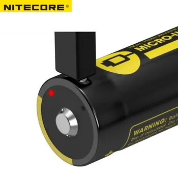 NITECORE NL1835R/NL1834R/NL1826R 3,6 V 18650 baterija Didelio Našumo Micro-USB Li-ion Baterija 12608