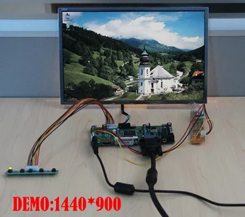 NT68676(HDMI+DVI+VGA)LCD monitorius Valdiklio plokštės display už 30pin LP171WP4(TL)(N2)/LP171W01-A4 1 440 X 900 skydelis