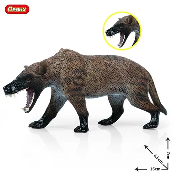 Oenux Originalus Originali Laukinių Gyvūnų Canis Dirus Vilkas Veiksmų Skaičiai Modeliavimas Vilkai Žvėris Gyvūnų Modelio Figūrėlės Vaikų Dovanų