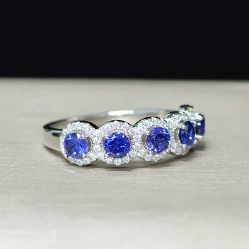 OEVAS 925 Sterlingas Sidabro Kibirkšties Didelė Anglies Diamond Sukurta Moissanite Vestuviniai Žiedai, Moterų Nuotakos Juostoje, Šaliai, Papuošalai