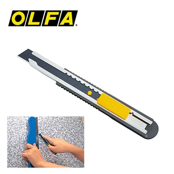 OLFA FWP-1 12,5 mm, Vidutinio Dydžio Cutter Tapetai Peilis ABS+Legiruotojo Plieno Naudingumas Peilis Pjovimo Popieriaus, Plėvelės, Odos, Juostelės ir T.t