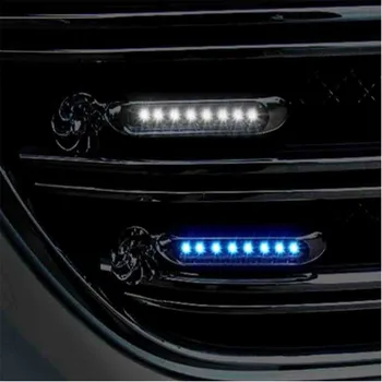 OLOMM Automobilio Rūko Žibintai Vėjo energija Varomas LED Žibintai LED DRL Dienos Žibintus Automobiliams, Lemputės Automobiliams Luces Led Para Auto
