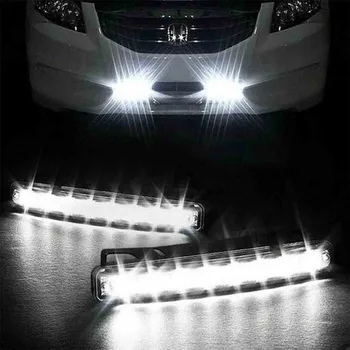 OLOMM Automobilio Rūko Žibintai Vėjo energija Varomas LED Žibintai LED DRL Dienos Žibintus Automobiliams, Lemputės Automobiliams Luces Led Para Auto