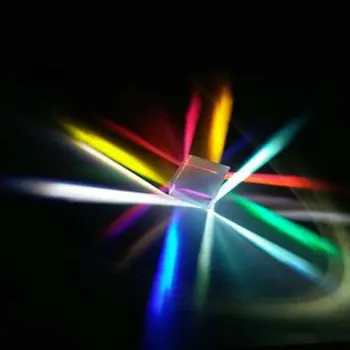 Optinis Stiklas X-cube Dichroic Kubo, Prizmės RGB Combiner Splitter Švietimo Priemonė, Kubas