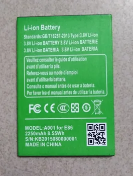 Originalus X-BO V6 baterija 2250/3100mah 3.7 V X-BO V6 Android 4.4 mtk6572 dual core 5.5 colių Mobilusis telefonas-nemokamas pristatymas