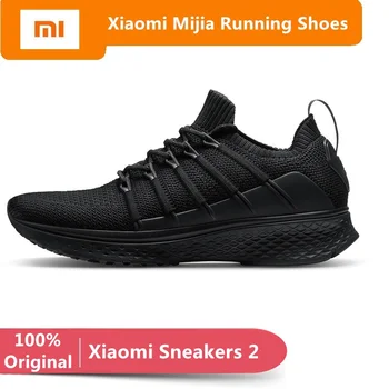 Originalus Xiaomi Mijia Sportbačiai 2 vyriški Sportiniai lauko Batai Mi sneaker Elastinga Mezgimo Kvėpuojantis Vamp Trail Bėgimo Bateliai