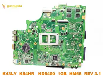 Originalą ASUS K43LY nešiojamas plokštė K43LY K84HR HD6400 1GB HM65 REV 3.1 išbandyti gera nemokamas pristatymas