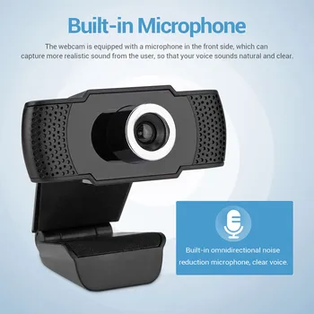 OULLX 1080P Kamera, Built-in Mikrofono Smart WebCam USB Pro Fotoaparato Stalinių, Nešiojamųjų, PC Žaidimas Web Kamera, Skirta Windows OS Android