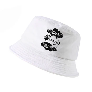 Oya Oya Oya Haikyuu moterų kibiro kepurę Kuroo Anime Harajuku Mados Hip-Hop žvejys skrybėlės Unisex vasaros bob panama kepurė