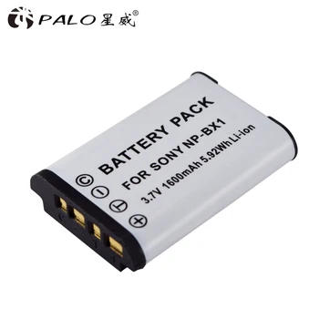 PALO 4Pcs NP-BX1 baterija NP BX1 NPBX1+Dual bateria kroviklis Sony NP-BX1 HDR-AS200v AS15 AS100V DSC-RX100 X1000V WX350
