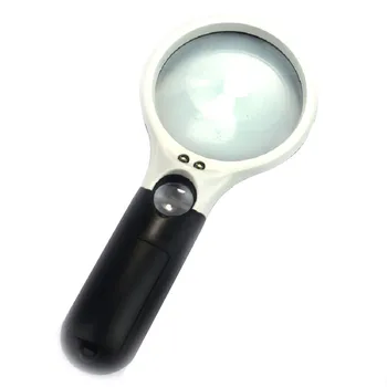 Papuošalų Remontas Įrankis Nešiojamą 3X 45X Apšviestas Didinamojo stiklo, Mikroskopu Didinamojo Stiklo, Pagalba Skaitymas Senjorams Loupe Su 3 LED