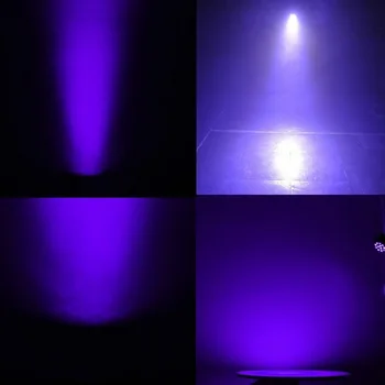 Par šviesos Juodos Šviesos Juosta 18 LED x 3W UV Šviesos, Neoninės Šviesos Šalis, Žibintai Šalys Apšvietimo Vestuvių Atostogų Rodo Klubas, Baras, Diskoteka DJ