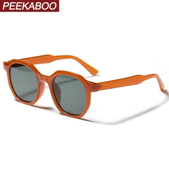 Peekaboo turas saulės akiniai vyrams retro stiliaus orange black akiniai nuo saulės moterims uv400 2021 madinga dropshipping gimtadienio dovanos 77827