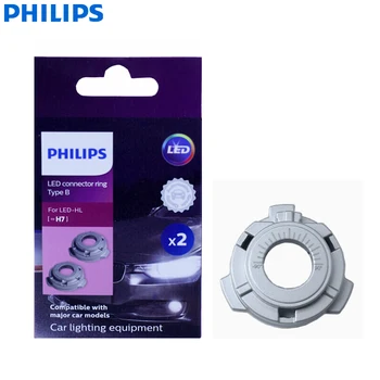 Philips LED Jungtis Žiedai H7 Tipo B 11172BX2 Lempos Laikikliu Automobilio Žibintų Hi/lo Pluošto Tikrai Tinka Originalus Priedai, Pora