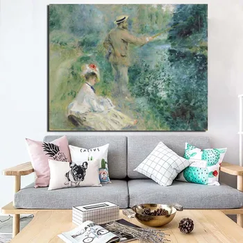 Pierre Auguste Renoir Tapetai Sienos Meno Tapybos Drobės Plakatus Spausdina Šiuolaikinės Tapybos Sienos Nuotrauka Už Kambarį Namų Dekoro 5426