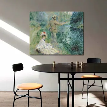 Pierre Auguste Renoir Tapetai Sienos Meno Tapybos Drobės Plakatus Spausdina Šiuolaikinės Tapybos Sienos Nuotrauka Už Kambarį Namų Dekoro