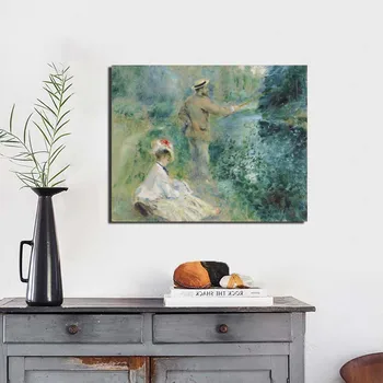 Pierre Auguste Renoir Tapetai Sienos Meno Tapybos Drobės Plakatus Spausdina Šiuolaikinės Tapybos Sienos Nuotrauka Už Kambarį Namų Dekoro