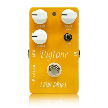 Pigtone PP-02 Leonas Ultimate Ratai Overdrive Gitaros Pedalas Akustine elektrine Gitara, Priedai, Dalys, Efektų Pedalai Nekilnojamojo apeiti
