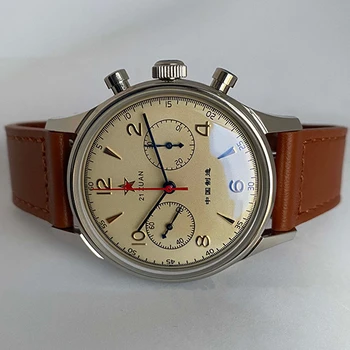 Pilotas Chorograph Mechaniniai Laikrodžiai Mens 2020 Safyras Žuvėdra Judėjimo 1963 Militaty Vandeniui Derliaus Riešo Laikrodžių Vyrams