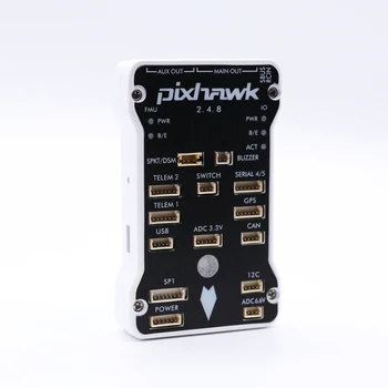 Pixhawk PX4 PIX 2.4.8 32 Bitų Skrydžio duomenų Valdytojas Autopilotas su 4G SD Saugos Jungiklis, Sirena PPM I2C RC Quadcopter Ardupilot