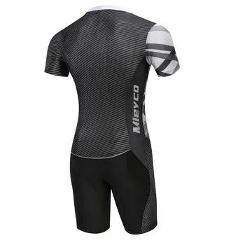 Plaukimo Veikia Jojimo Dviračiu drabužiai, vyriški trumpomis rankovėmis Dviračių Džersis Skinsuit Jumpsuit Maillot Dviračių Ropa ciclismo rinkinys