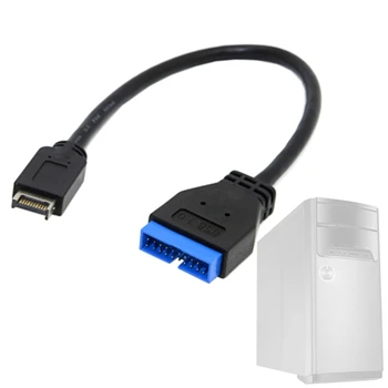 Plokštė Patvarus Jungtis Priekinio Skydelio Tipas-E-20 Pin Adapter USB 3.1