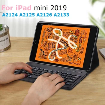 Plonas Coque iPad mini 2019 mini 5 Klaviatūra A2133 A2124 rusijos ispanų Kalbos Klaviatūros Dangtelis, skirtas 